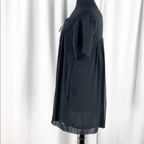 SOLD See By Chloe 100% Silk Babydoll Lace Detail - Picture 3 of 8